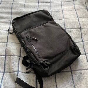 Slim Black Laptop Backpack